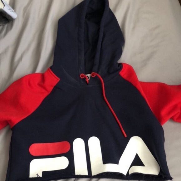 Cropped FILA Hoodie - Picture 1 of 1